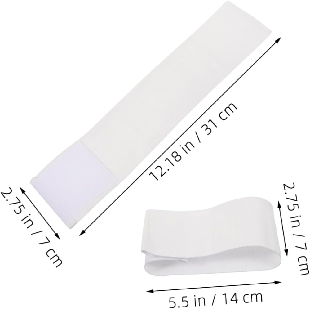 3pcs Blank Captain Armbands Nylon Arm Sleeves Sports Arm Bands for Football Rugby