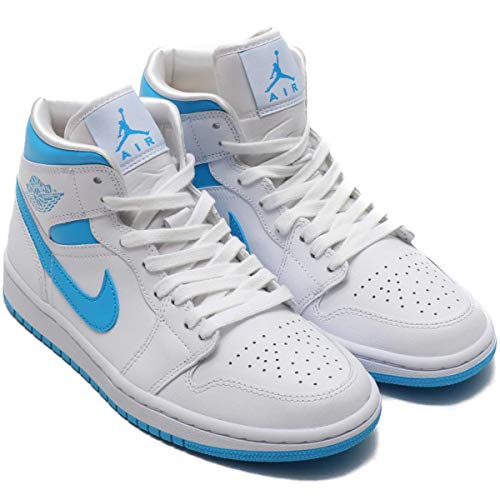 [�i�C�L] �E�B�����Y �W���[�_�� �P �~�b�h WMNS AIR JORDAN 1 MID �z���C�g/�_�[�N �p�E�_�[�u���[ BQ6472-114 26.0cm ���{�������K�i
