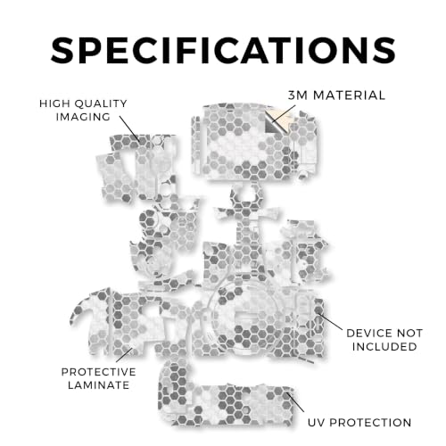 Image of Carbon Fiber Camera Skin Compatible with Nikon Z5 II (2025) - Camo Hexadots - Premium 3M Vinyl Protective Wrap Decal Cover - Easy to Apply | Crafted in the USA by MightySkins