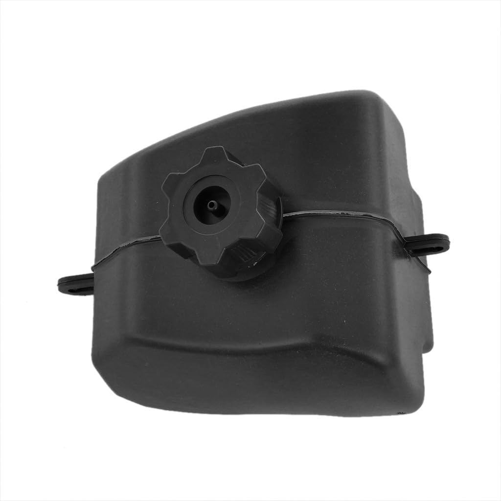 Black Plastic Fuel Tank for 50cc 70cc 90cc 110cc 125cc ATVs - Replacement fits Baja , Roketa, SunL, and Taotao, Gas Storage Tanks, Mini Bike, Scooter, 4-Wheeler Quad Bike Parts