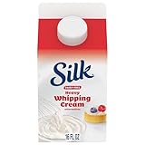 Silk Heavy Whipping Cream Alternative, Smooth, Lusciously Creamy Dairy Free and Gluten Free Vegan Heavy Whipping Cream Substitute, 16 FL OZ Carton