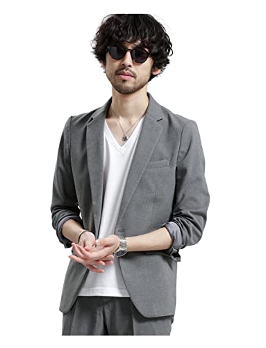 Blazer homme à col tailleur veste de costume élégante manteau de smoking quotidien chic