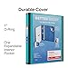 Staples 1-inch 3-Ring Better Binder, Teal, 3/Pack (ST55842-CCVS)
