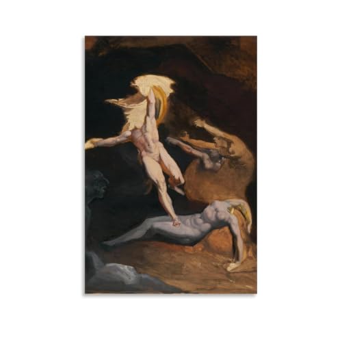 Cuadro de mitología griega para el dormitorio: arte de Henry Fuseli impreso en 40x61cm