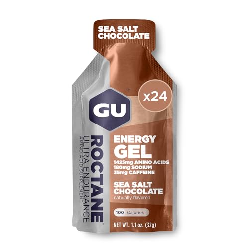 GU Energy Roctane Ultra Endurance Energy Gel, Vegan, Gluten-Free, Kosher,