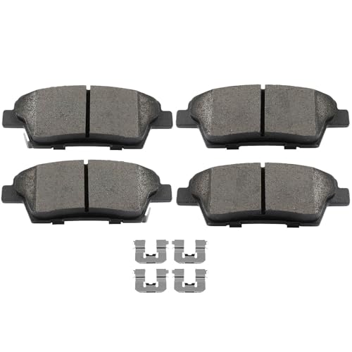 Image of SCITOO D1551 Rear Ceramic Brake Pads Sets w /Hardware Replacement For Genesis For G80 2017,For Hyundai For Genesis 2010-2016,For Kia For K900 2015,For Mini For Cooper Countryman | For Cooper Paceman