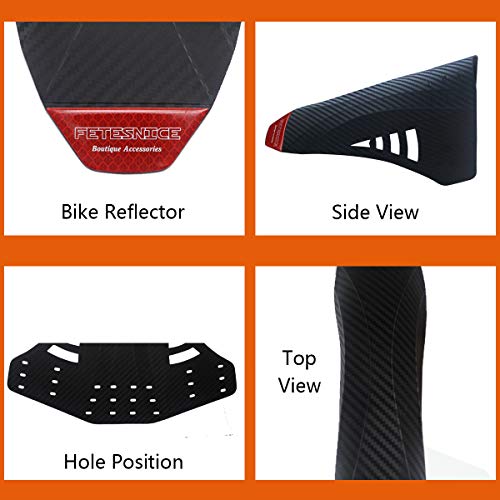 FETESNICE Upgrade Mountian Bike Fender,MTB Mudguard,Front and Rear Bicycle Fender,Fits 26", 27.5", 29", Plus Size and Fat Bike Wheel Sizes(A-Type) - Thumbnail 3