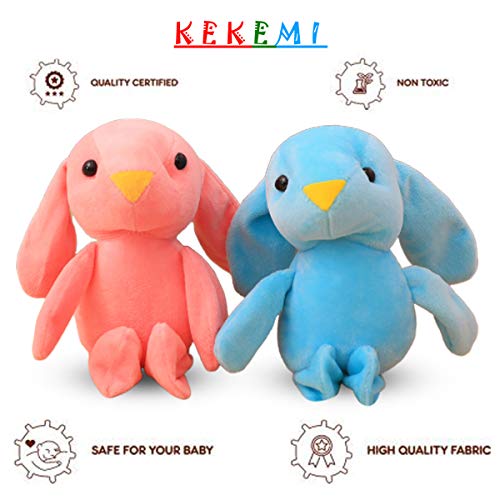 Image of KEKEMI Non-Toxic Hugable Cute Stuff Teddy Bear Soft Toys for Kids /Gift, Size 7 Inches (Pack of 2)