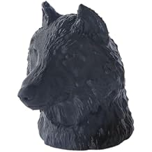Trailer Hitch Ball Cover Wolf Truck Hitch Cover Brake Tail Rubber Towing Hitch Plug Cover Black Wolf Style 3D Cap Trailer Coupling Fits 2"
