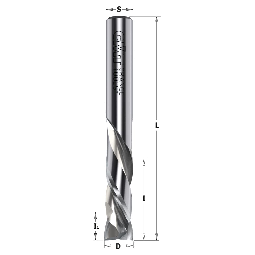 CMT Orange Tools 190.080.11 - Up-Down Cut Sc Spiral Bit D8X32X80 Z2+2 Rh, 8mm x 32mm - Image 2