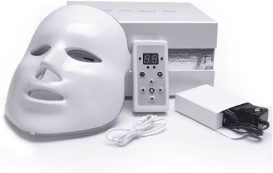 Mascara Led Facial 7 Cores Estetica Fototerapia 110V/220V