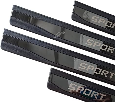 GZBFTDH Car Door Entry Guard, for Honda Accord Pilot Insight Passport Accessories, Auto Door Sill Protector Stainless Steel Kick Panels Scuff Plate (Pilot 2019-2022)