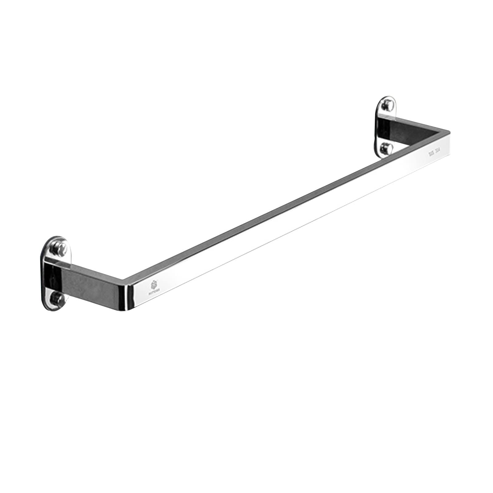 Porte-serviette rail de barre de serviette simple en acier inoxydable
