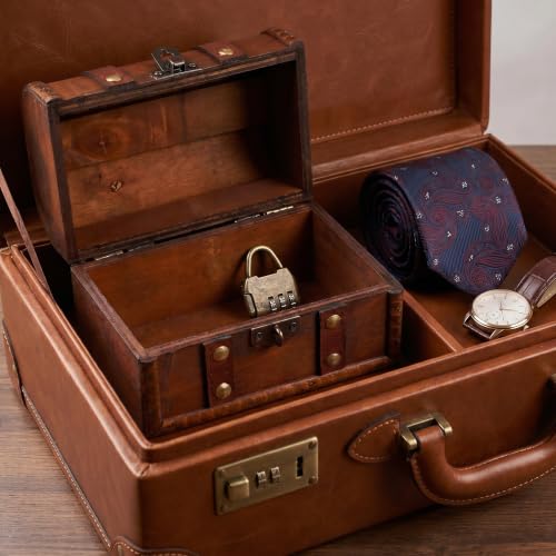 Cofres del tesoro pirata para evitar la pérdida de joyas y almacenar pequeños objetos con llave 6