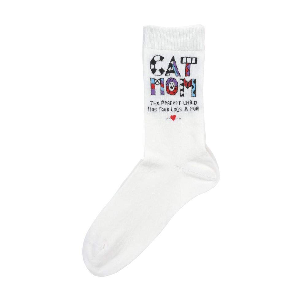 Enesco Our Name Is Mud Cuppa Doodle Cat Mom Calcetines