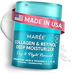 MAREE Face Moisturizer Retinol Cream for Face - Wrinkle Cream for Women - Facial Moisturizer with Collagen - Crema Hidratante Para la Cara for Skin Tightening