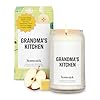 Homesick Scented Candles for Home Grandmas Kitchen 1375 oz Long Lasting Natural Soy Wax Blend Jar Candle Gifts for Women Men 60 80 Hours Burn Time Notes of Butter Apple Cream