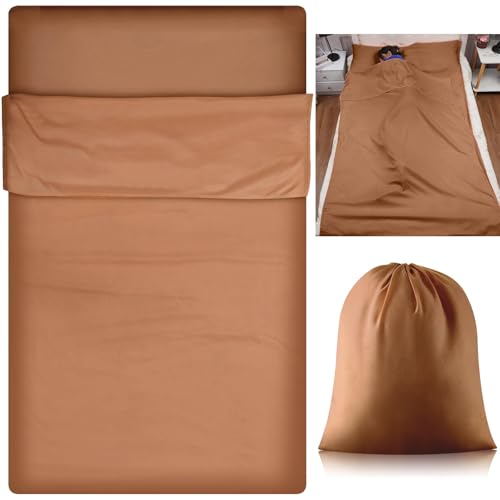 Image of Irenare Self Tan Sleep Sack Reusable Body Self Tanners Lightweight Breathable Tanning Sleeping Sac for Bed Travel Sleeping Bag