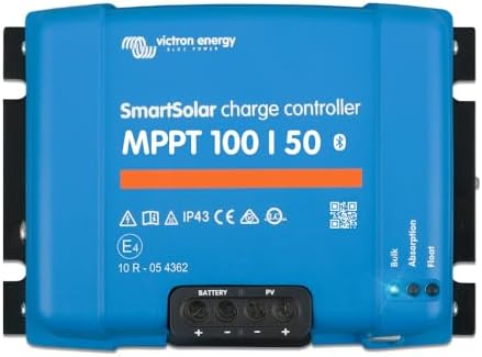 Victron Energy SmartSolar MPPT 100V 50 amp 12/24-Volt Solar Charge Controller (Bluetooth)