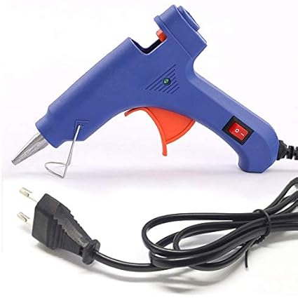 uptodateproducts Hot Glue Gun 20W+7mm 10pcs Glue Sticks Repair Tool Mini Heat Gun EU Plug use 7mm Glue Sticks Electric Heat Temperature Tool