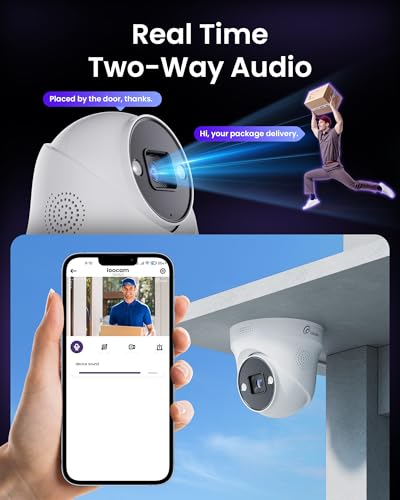 Image of Loocam 8CH PoE Security Camera System 4K Color Night Vision with 2TB HDD