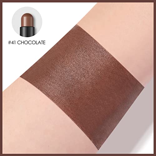 Focallure Shimmer And Matte Cream Eyeshadow Stick,Smooth Brilliant Eye Brightener Pencil,High Pigment Eye Highlighter Pen For Women,Long Lasting Waterproof Eye Shadow And Liners Makeup (Chocolate) #TOP16