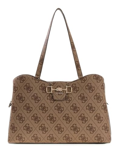Sac shopper GUESS Janie marron la solution idéale contre le manque de place au quotidien