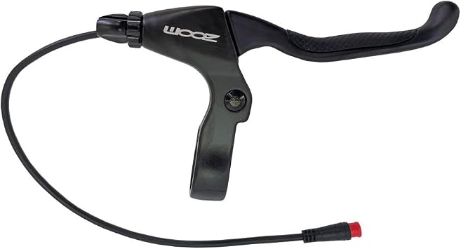 Zoom 2 Pin Power Off Ebike Brake Lever, with Integrated Bell, Electric Scooter Cut Off Brake Handle Replacement Parts for Mountain E-Bike Right Handle