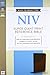 NIV, Super Giant Print Reference Bible, Giant Print, Imitation Leather, Brown, Red Letter Edition