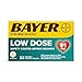 Bayer Aspirin Regimen Low Dose 81mg Enteric Coated Tablets, 32-Count (Pack of 3)