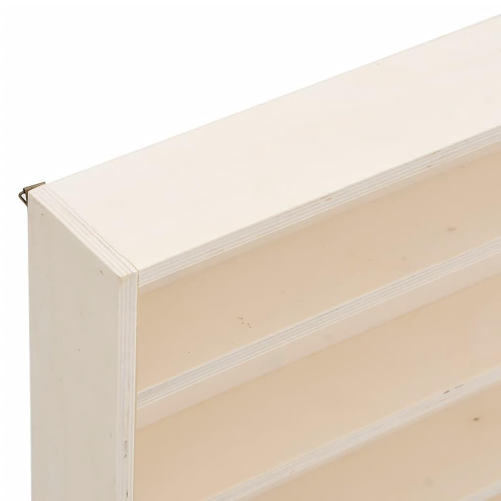 Estante de pared de madera, 40 x 8,5 x 37 cm, con puertas correderas de PET, ahorro de espacio, 4 compartimentos, carga máxima 20 kg, diseño moderno, para salón, dormitorio, pasillo, cocina