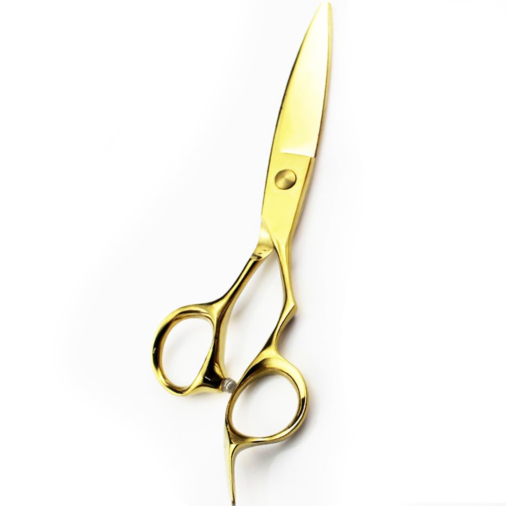 Tijeras Para Cortar El Cabello, Tijeras De Hoja De Sauce De 6 Pulgadas, Tijeras Gruesas, Tijeras Para El Cabello De Acero Inoxidable, Tijeras Deslizantes Grandes Para Salón De Belleza, Tijeras Para E
