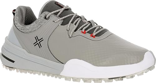 X 001 40003-200 Gray/White Men Spikeless Golf Shoes2