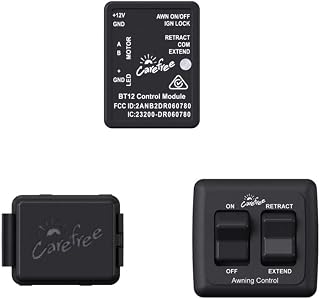Carefree Connects BT12 Wireless RV Awning Bluetooth Control System with Auto-Retraction