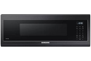 Samsung ME11A7510DG 1.1 Cu. Ft. Black Stainless Smart SLIM Over-the-Range Microwave