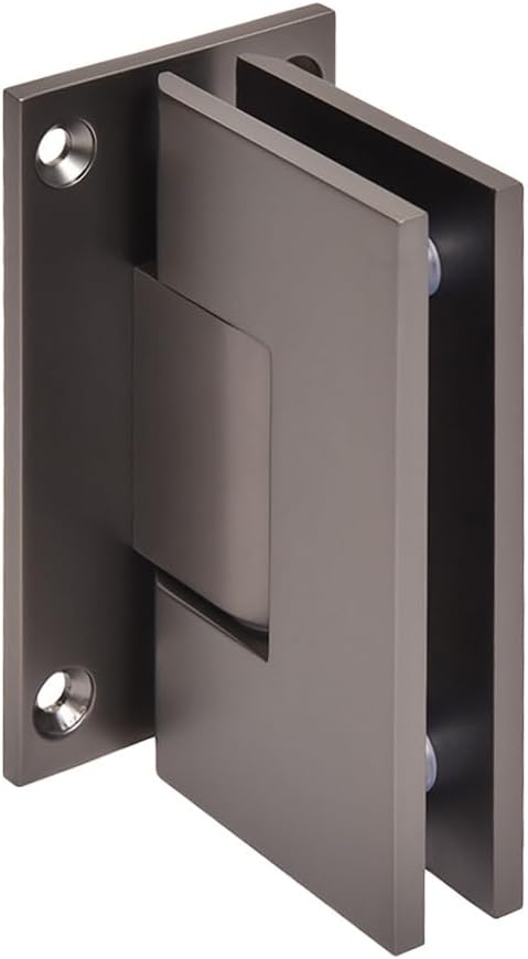 CRL Vienna 037 Series Matte Gun Metal Wall Mount Shower Door Hinge