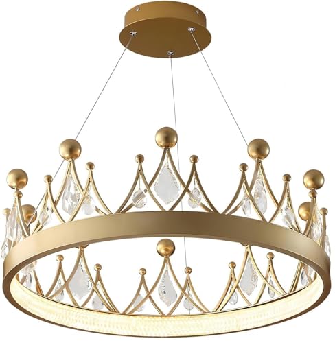 Lustre cristal pour éviter la lumière agressive dans la chambre des enfants