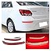 Compatible For KIA Pegas Soluto 2017 2018 2019 2020 2021 2022 2023 LED Rear Bumper Light Rear Fog Lamp Turn Signal Brake Light Reflector(Smoke Cover)