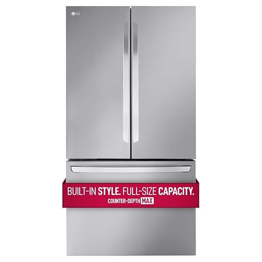 LG LRFLC2706S French Door Smart Refrigerator in Stainless Steel, PrintProof