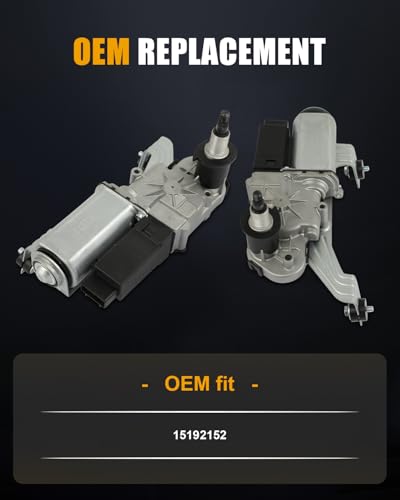 Image of ROADFAR Rear Wiper Motor with Control Module Replacement for 2005-2007 for Buick for Terraza,2005-2009 for Chevrolet for Uplander,2005-2009 for Pontiac for Montana 15192152 Wiper Motor 4 Pins