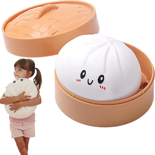 Giant Dumpling Squishy, Colorful Giant Glitter Dumpling Squi