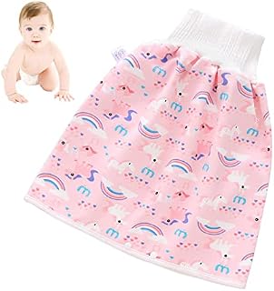 Povanjer Waterproof Diaper Skirt - Unisex Waterproof Diaper Shorts | Unisex Anti Bed-Wetting Diaper Short for Potty Training