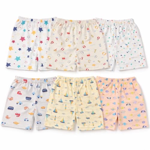 Image of Tinchuk Hoseiry Cotton Boy's Regular Shorts Pack of 6 - Assorted Mix Print