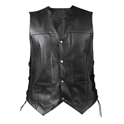 Gilet sans manches pour homme au style retro uni chic et decontracte