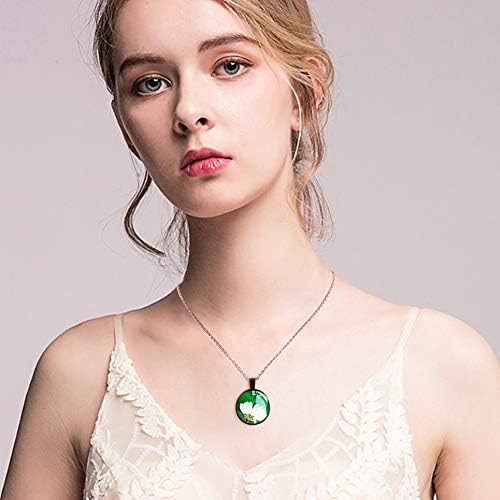 PandaHall Elite 30 Sets Round Alloy Blank Bezel Pendant Trays with Transparent Glass Cabochon Settings for Cameo Photo Necklace Jewellery Making, 25mm Diameter (Black)
