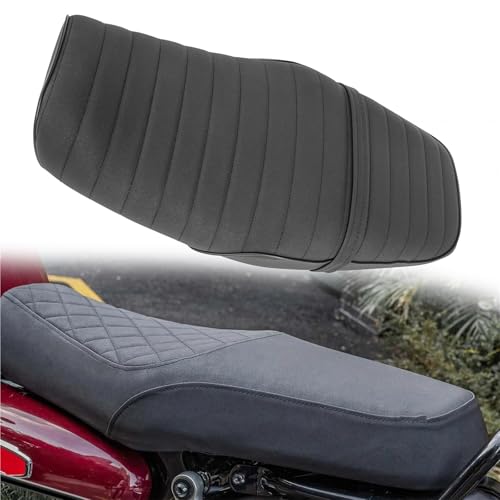 Coussin de siège avant de moto en cuir synthétique premium pour pilote de GB350S
