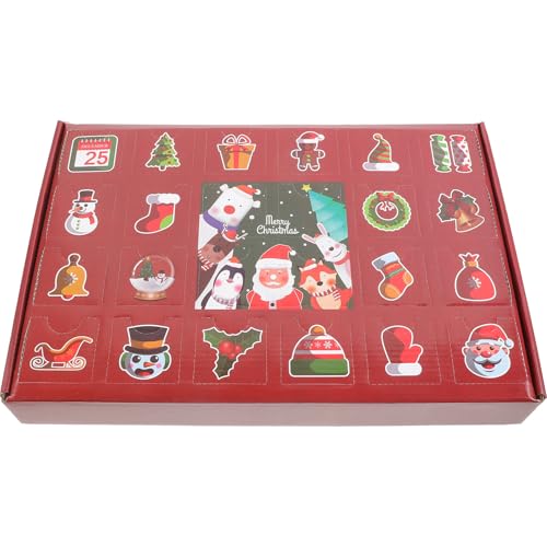 SAFIGLE クリスマス抽選ボックス ペーパーロッタリーケース 小物収納可能 抽選器ケース パーティー景品用 贈り物や学校賞品に