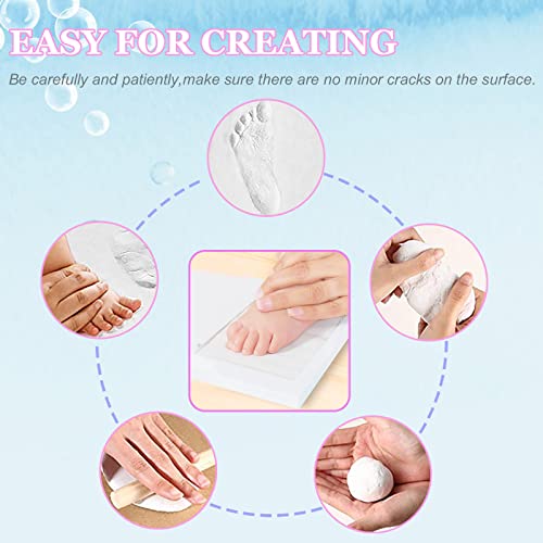 Mickyu MY1906260101 Baby Hand And Footprint Kit, Baby Keepsake Picture Frame thumb #3