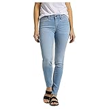 Lee Damen Scarlett Jeans, Bleached Azur, 25W / 33L