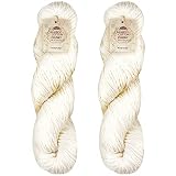 JubileeYarn Undyed Bamboo Cotton Chunky Yarn - 200g/Hank - 2 Hanks